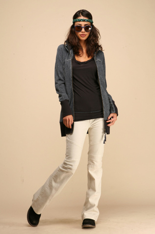 Seamed Knee Flare Jean