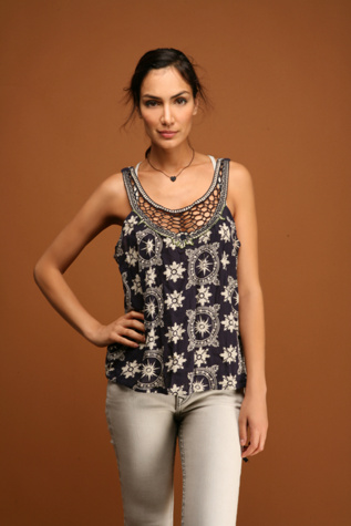 Print & Cut Out Banded Cami