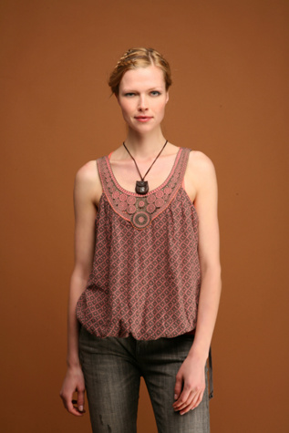 Print & Cut Out Banded Cami