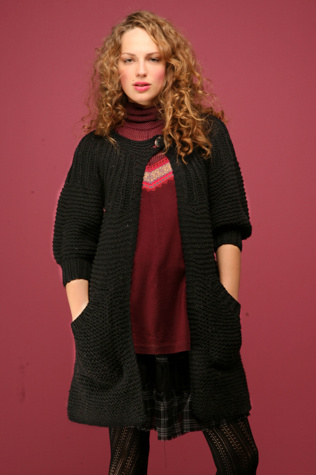 Cabled Rib Cardigan