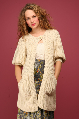 Cabled Rib Cardigan