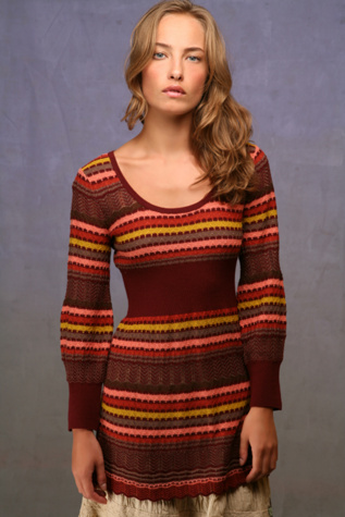 Free People Clothing Boutique > Stripe Stitch Tunic :  tops dress free sweater
