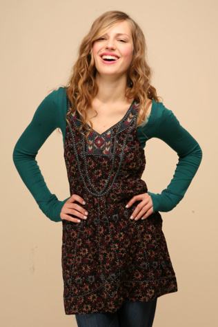 Soutache Printed Tunic