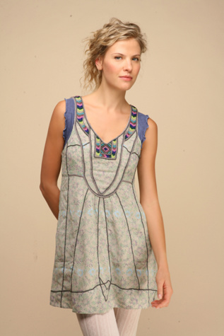 Soutache Printed Tunic