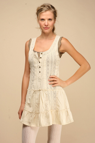 Free People Clothing Boutique > Pintuck Lace & Cord Dress from freepeople.com