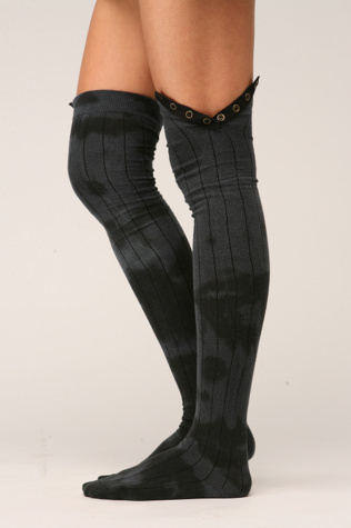 We The Free Snaps & Studs Over The Knee Socks