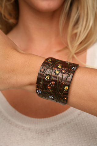 Floral Buckle Cuff