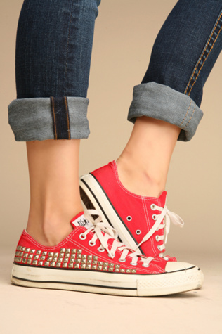 Studded Vintage Converse