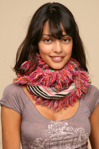 Ethnic Fringe Jacquard Scarf