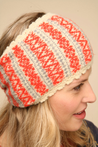 Fairisle Jacquard Campfire Headband