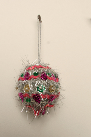 Trimmed in Tinsel Ornament