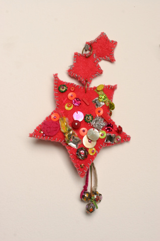 Felty Star Ornament