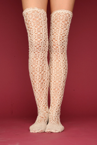 Snuggly Pointelle Sock