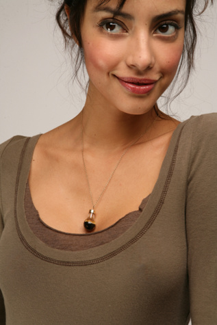 Gold Dust Bottle Necklace
