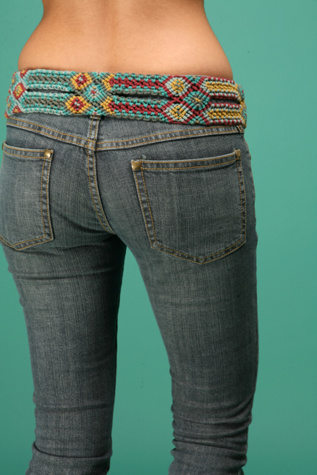 Free People Clothing Boutique > Macrame Oldwest Leather Belt from freepeople.com