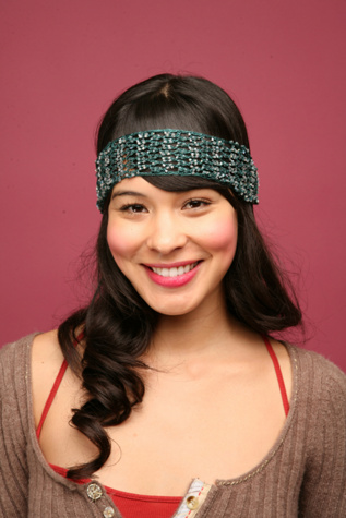Delicate Crochet Bead Headband