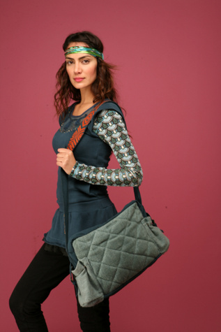 Boiled Wool Laptop Bag