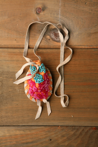 Beaded Medicine Pouch