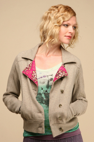 French Terry Bomber Jacket