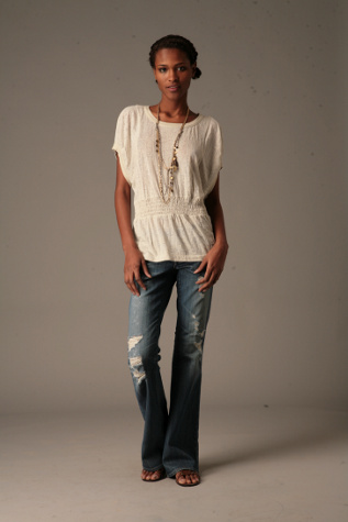 Levis Distressed Flare