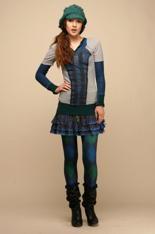 Printed Silk Georgette Skirt