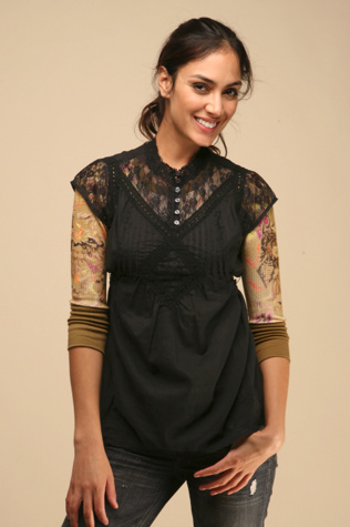 Criss Cross Lace Top