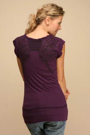 Metal Wing Tee