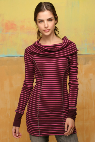 Stripe Seamed Cowl