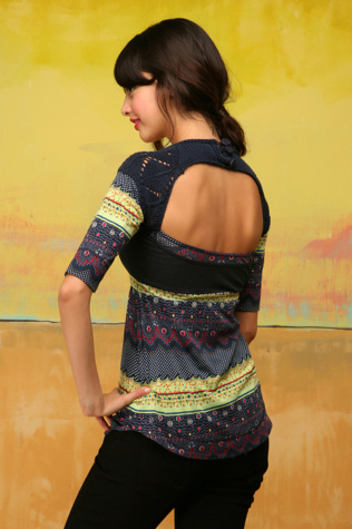 Free People Clothing Boutique > Scoop Half Sleeve Tee :  juniors free people print clothing