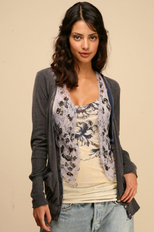 We The Free Rugged Stripe Cardigan