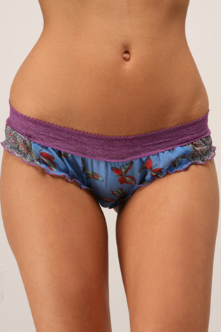 Butterfly Paisley Chiffon Panty