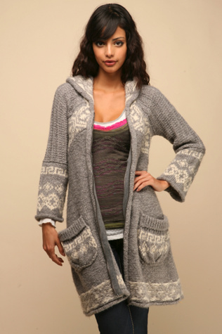 Walk In The Park Sweater Coat