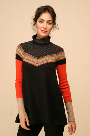 Snowfall Trapeze Tunic