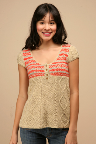 Raggedy Ann Jacquard Henley