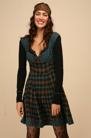 Plaid Corset Dress