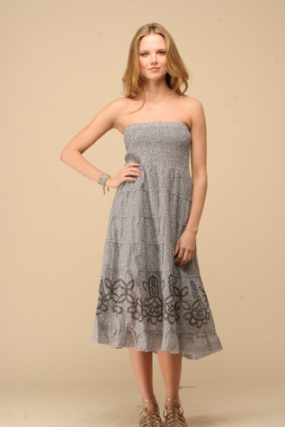Floral Tiered Convertible Skirt