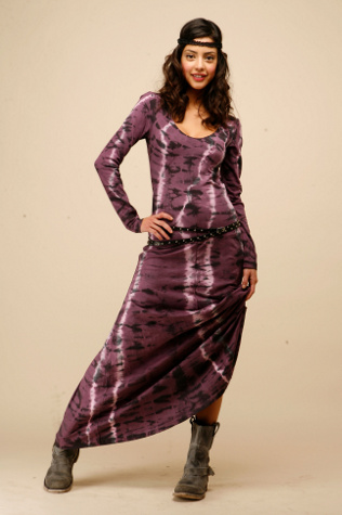 Long Tie Dye Mary Dress