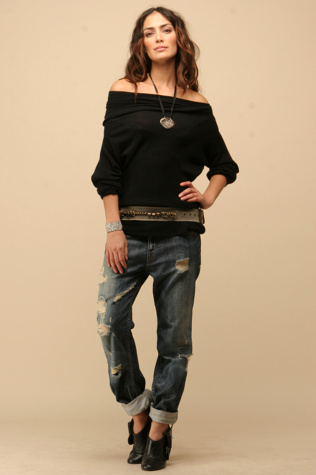 Pratt's Distressed Boyfriend Jean