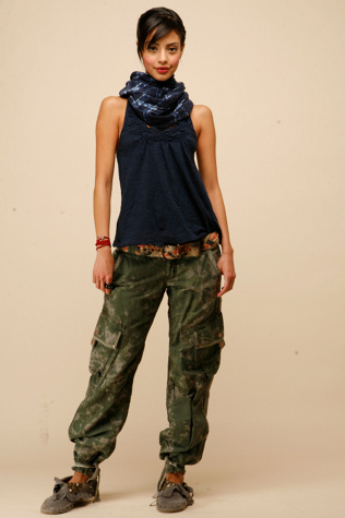 Sunbleached Twill Cargo Pant