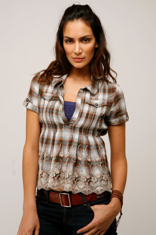 Eyelet Campfire Top