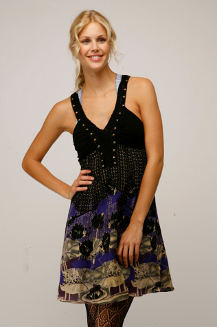 Free People Clothing Boutique > Lotus Pond Dress :  black dress boho-chic dress dresses