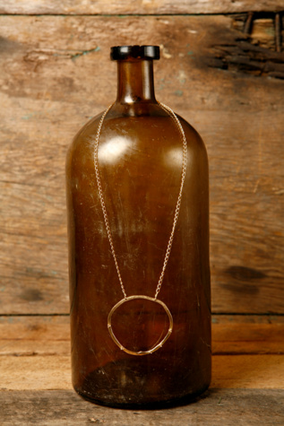 Gold Circle Necklace