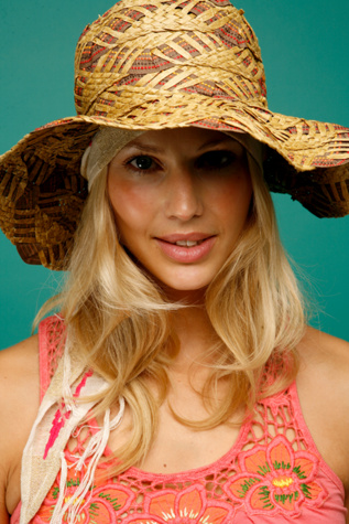 Woven Rainbows Straw Hat