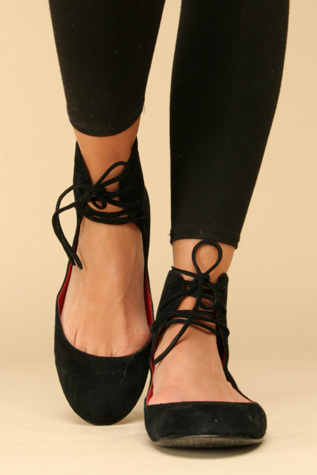 Barcode Ankle Flat by Jeffrey Campbell