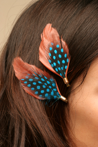 Free People Clothing Boutique > Feather Bobby Pins