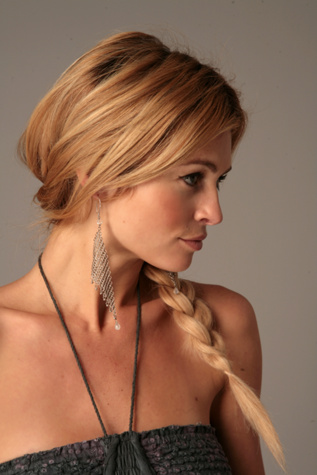 Chain Mesh Earrings :  beads jewellery crystal accessories