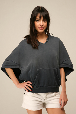 solid pullover poncho free people