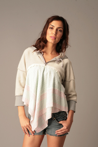 Scarf Print Hoodie