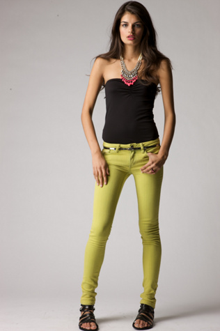 Phoenix Skinny Jean By Desert Blue  :  electric city designer skinny jean bustier