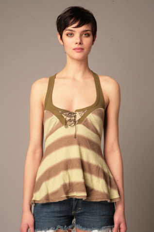 Lace Up Sunrise Top
